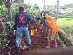 Pemdes Kadipaten Bangun Jalan Baru Penghubung Dua Kedusunan Secara Gotong Royong
