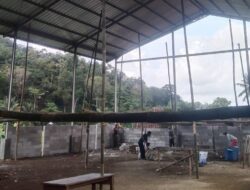 Pemdes Setiawaras Lanjutkan Pembangunan Gedung Serbaguna dan Pengadaan Ternak BUMDes