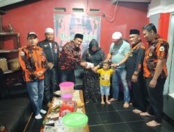 Ormas PP Kabupaten Tasikmalaya Serahkan Bantuan ke Keluarga Almarhum Ketua PAC Rajapolah
