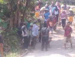 Pemdes Giri Kencana Bangun Jalan Rabat Beton Menuju Kp. Datarmangu, Dorong Pertumbuhan Ekonomi dan Akses Warga