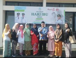 Ketua TP PKK Desa Pamoyanan Ida Parida Rahmawati S.pd Beserta Para Kader PKK Hadiri Upacara Hari Ibu