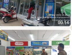 Satpol PP Kota Banjar Pertanyakan Kelengkapan Perizinan Toko Era Blue Elektronik*