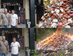 Diduga Cemari Lingkungan, JSI dan SBT Laporkan Jutaan Limbah Ilegal Dekat Permukiman ke Polsek Mangkubumi