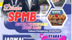 SMPN 8 Kota Banjar Buka SPMB (Sistem Penerimaan Murid Baru)