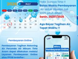 PERUMDAM TIRTA ANOM Kota Banjar Mengajak Konsumen Tepat Waktu Membayar Tagihan Air Bersih