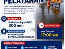 PERUMDAM Tirta Anom Kota Banjar Terus Meningkatkan Pelayanan Terbaik dengan Perbaikan Jaringan Pipa Distribusi